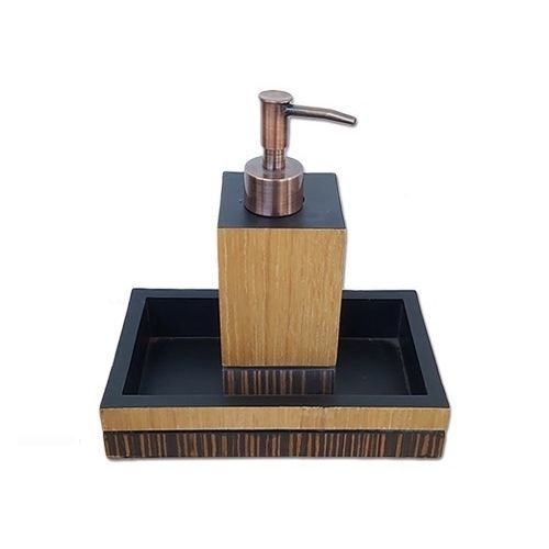 Distributore di sapone per hotel - DISP-1 - Beyond Menus - da appoggio / in legno / manuale