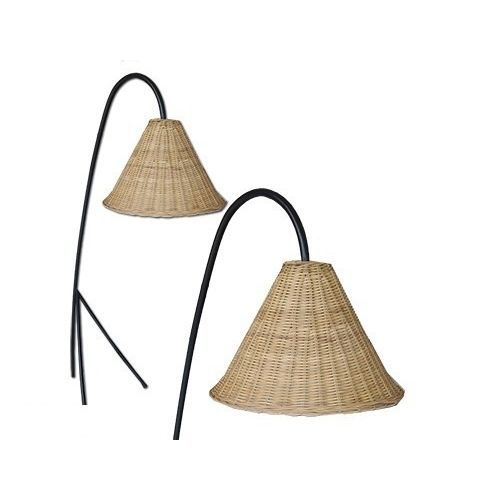 Lampada da terra - LIGHT-19 - Beyond Menus - in rattan / contemporanea / senza fili
