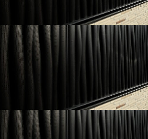 Rivestimento murale per interni - Waterwave vision - Fielitz - in rame / in acciaio / in alluminio