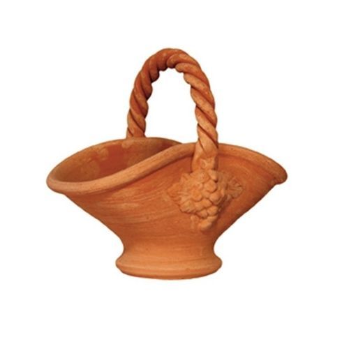 Scultura in terracotta - AM12031 - cestenoli srl - da esterno / fatta a mano / da giardino