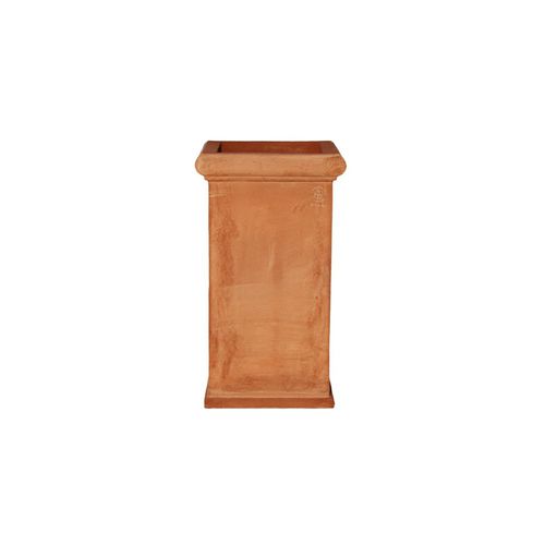 Portaombrello in terracotta - Quadrato Liscio - cestenoli srl - fatto a mano