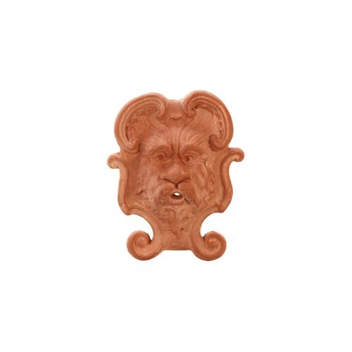 Scultura in terracotta - Maschera - cestenoli srl - da esterno / fatta a mano / Made in Italy