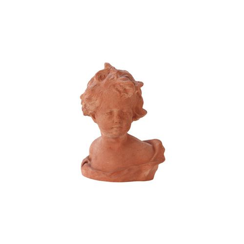 Scultura in terracotta - Busto Bambino - cestenoli srl - da esterno / fatta a mano / da giardino