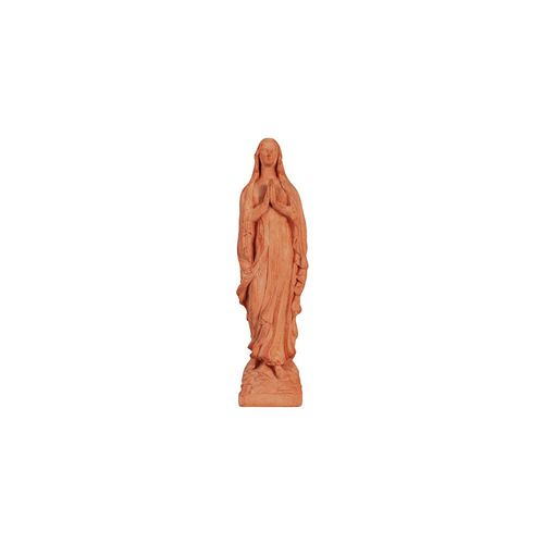 Scultura in terracotta - Madonna Lourdes - cestenoli srl - da esterno / fatta a mano / da giardino