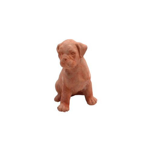 Scultura in terracotta - Cane Boxer  - cestenoli srl - da esterno / fatta a mano / da giardino