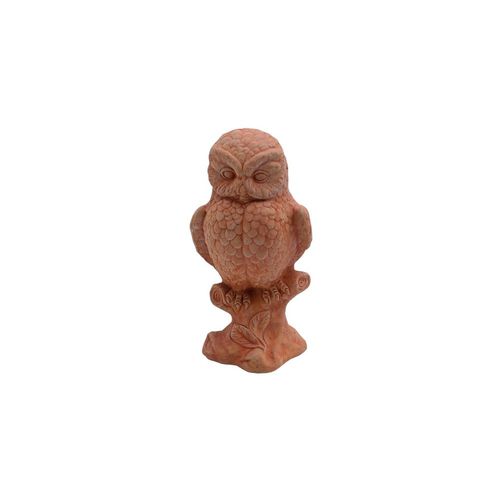 Scultura in terracotta - Civetta  - cestenoli srl - da esterno / fatta a mano / da giardino