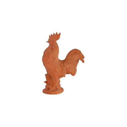 Scultura in terracotta - Gallo  - cestenoli srl - da esterno / fatta a mano / da giardino