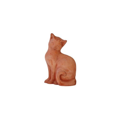 Scultura in terracotta - Gatto  - cestenoli srl - da esterno / fatta a mano / da giardino