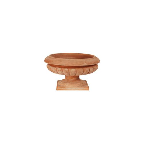 Fioriera in terracotta - Calice Piccolo  - cestenoli srl - rotonda / fatta a mano / classica