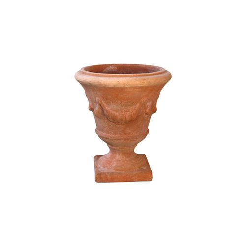 Vaso da giardino in terracotta - Calice Festonato Impruneta - cestenoli srl - rotondo / per uso residenziale