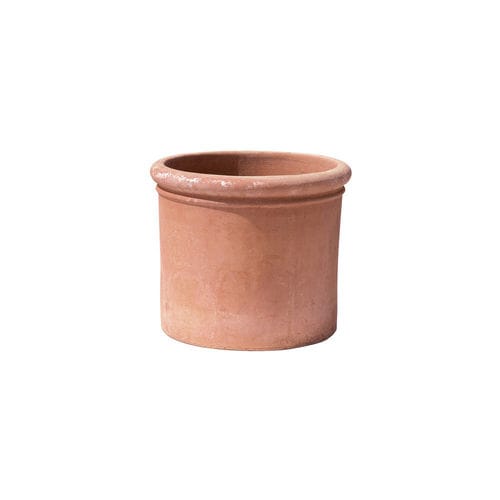 Vaso da giardino in terracotta - Liscio Impruneta - cestenoli srl - cilindrico