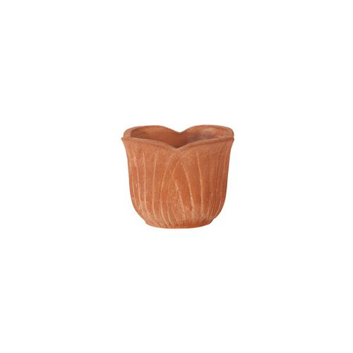 Vaso da giardino in terracotta - Mignon Fiore di Loto - cestenoli srl - da appoggio / rotondo / per uso residenziale