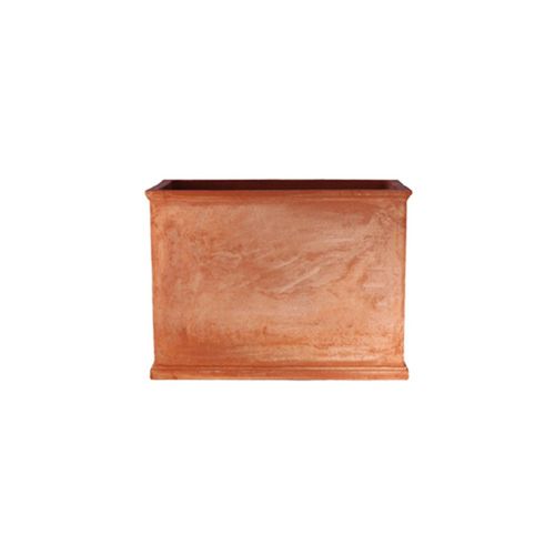 Fioriera in terracotta - Liscia Impruneta - cestenoli srl - fatta a mano / in altezza / classica