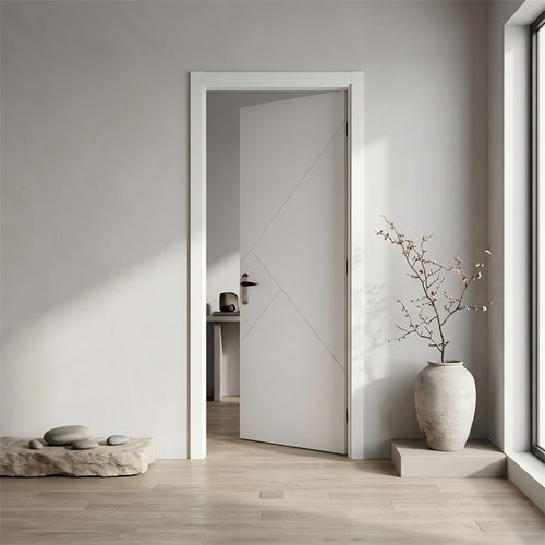Porta da interno - DFD-NV-06 - Dief Flooring - impiallacciata in legno / battente / contemporanea
