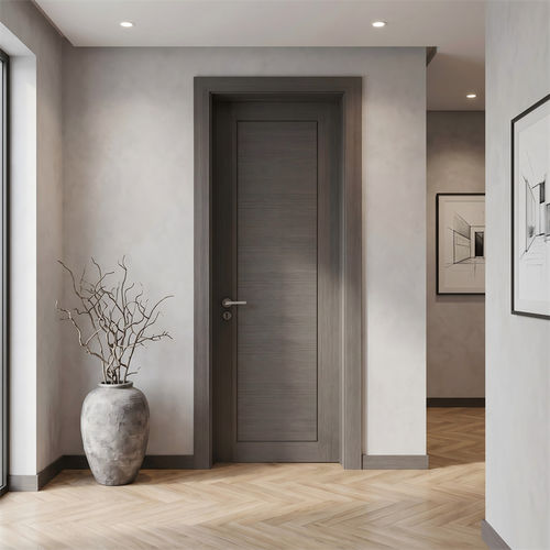 Porta da interno - DFD-EV-03 - Dief Flooring - impiallacciata in legno / battente / contemporanea