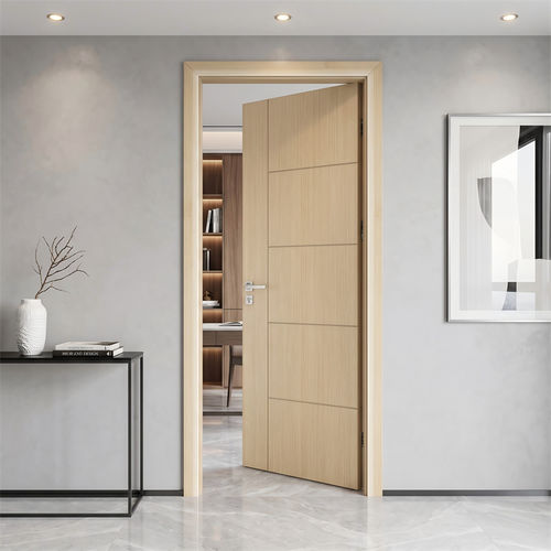 Porta da interno - DFD-EV-06 - Dief Flooring - impiallacciata in legno / battente / contemporanea