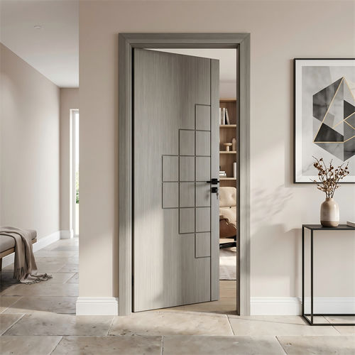 Porta da interno - DFD-EV-09 - Dief Flooring - impiallacciata in legno / battente / contemporanea