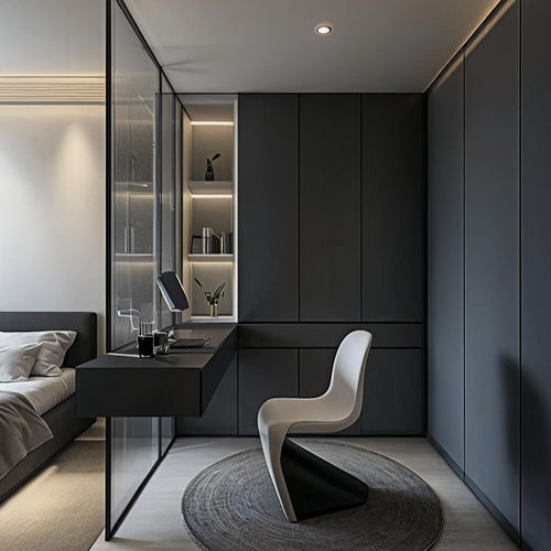 Cabina armadio modulare - DFD-WA-05 - Dief Flooring - contemporanea / in legno / in vetro