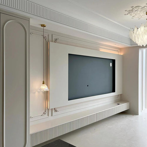 Mobile porta TV contemporaneo - DFD-BE-07 - Dief Flooring - lowboard / su misura / con cablaggio nascosto
