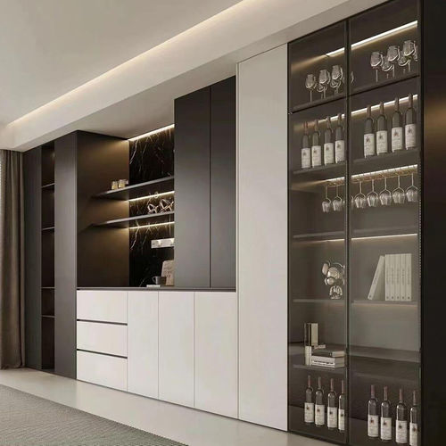 Credenza contemporanea - DFD-SI-04 - Dief Flooring - in legno / in vetro / con ripiano