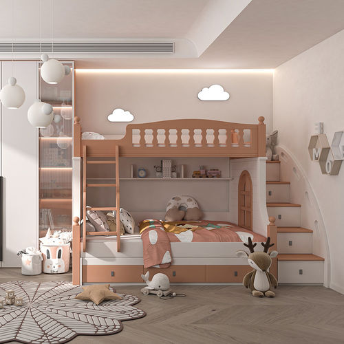 Cameretta bianca - DFD-BBW-05 - Dief Flooring - arancione / colore personalizzabile / in legno