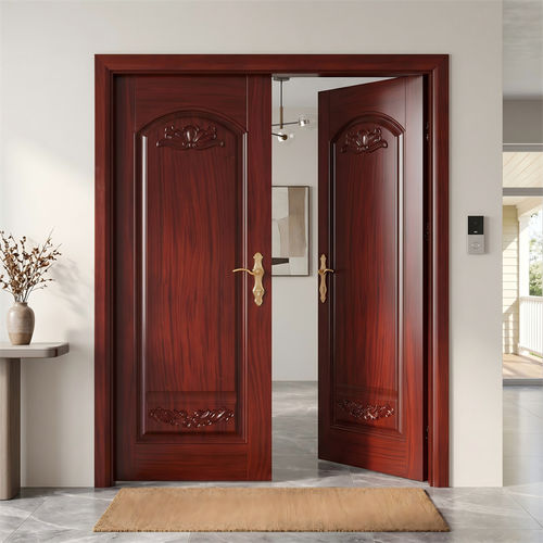 Porta d'ingresso - DFD-EE-01 - Dief Flooring - in legno massiccio / battente / classica