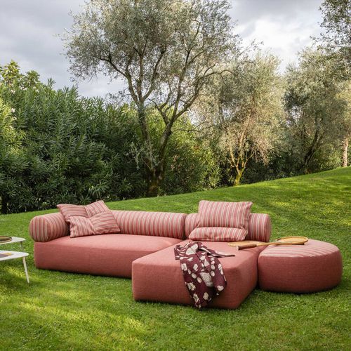 Divano modulare - Lob - WOW ITALY - d'angolo / contemporaneo / da esterno