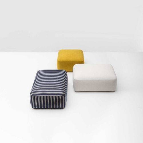 Pouf contemporaneo - Wows - WOW ITALY - in tessuto / tondo / quadrato