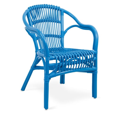 Sedia contemporanea - 905080-AZL - BAMBO BLAU - da interno / da esterno / in rattan