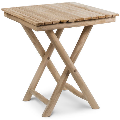 Tavolo contemporaneo - 933030 - BAMBO BLAU - in teak / con supporto in teak / quadrato