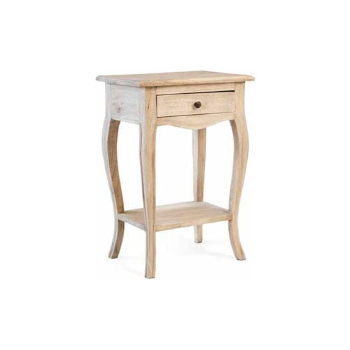 Comodino contemporaneo - 933011 - BAMBO BLAU - in legno / con supporto in legno / rettangolare