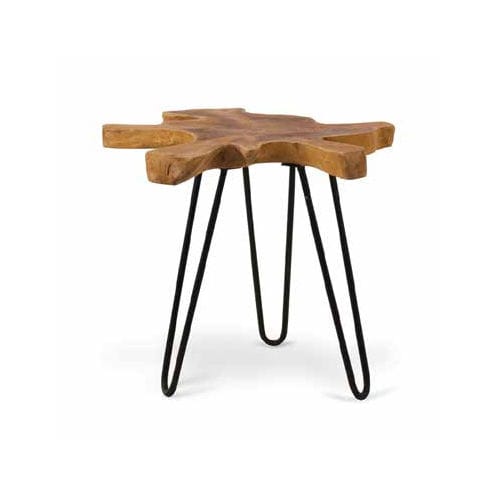 Tavolo d'appoggio contemporaneo - 933072 - BAMBO BLAU - in legno / con supporto in metallo / con 3 piedi