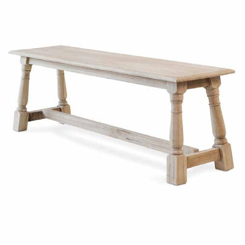 Panca contemporanea - 933077 - BAMBO BLAU - in legno / senza schienale / senza braccioli