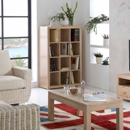 Libreria contemporanea - 931127-PAT - BAMBO BLAU - in legno