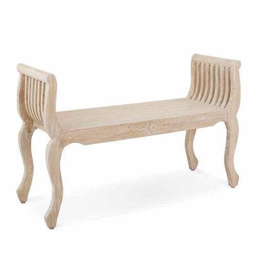 Panca fondoletto classica - 931222-PAT - BAMBO BLAU - in legno / per uso residenziale