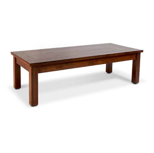 Tavolino basso classico - 930129-BAS - BAMBO BLAU - in legno / con supporto in legno / rettangolare