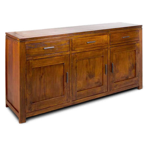 Credenza classica - 930026/180-BAS - BAMBO BLAU - in legno / con cassetti / con ante battenti