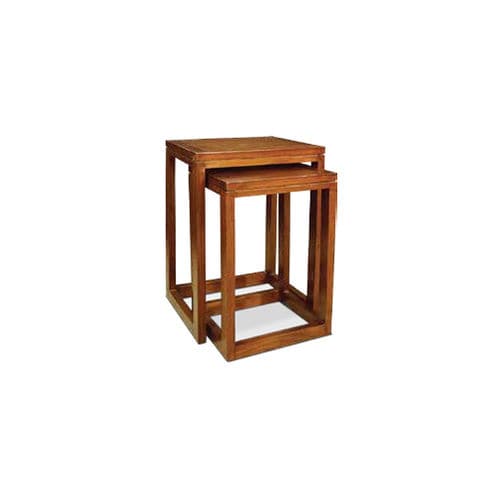 Tavolino estraibile contemporaneo - 930093/65-BAS - BAMBO BLAU - in legno / con supporto in legno / rettangolare