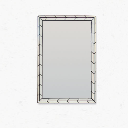 Specchio a muro - 805115 - BAMBO BLAU - contemporaneo / rettangolare / bianco