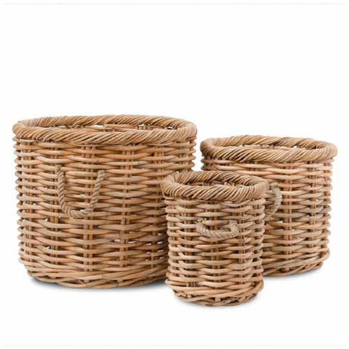 Vaso da giardino in rattan - 115012 - BAMBO BLAU - rotondo / per uso residenziale