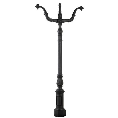 Palo di illuminazione - Onice - Elux srl - in acciaio galvanizzato / in ghisa