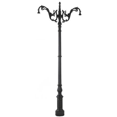 Palo di illuminazione - Nubelite - Elux srl - in acciaio galvanizzato / in ghisa