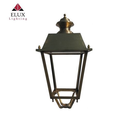 Lanterna urbana classica - NOVARA 305OT - Elux srl - di ottone / LED / quadrata