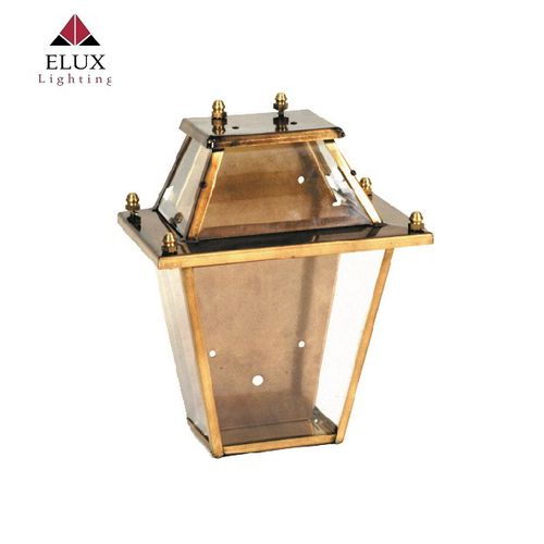 Lanterna urbana in stile - Lanterna Lucca 309OT applique - Elux srl - di ottone / LED / IP66