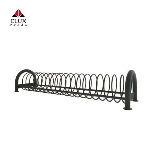 Rastrelliera per biciclette a pavimento - Bravo 810 - Elux srl - con sistema di sicurezza / orizzontale / antivandalismo