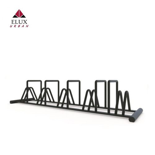Rastrelliera per biciclette a pavimento - CLASSICO ANTIFURTO 802 - Elux srl - a muro / con sistema di sicurezza / antivandalismo