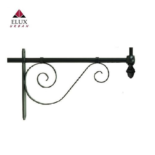 Braccio per lampione stradale moderno in acciaio galvanizzato - Ustica 282 - Elux srl - in ghisa