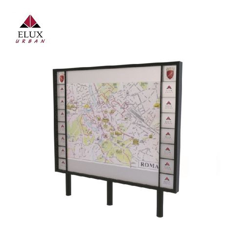 Pannello pubblicitario da terra - FIUGGI 153 - Elux srl