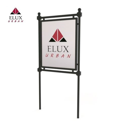 Cartello pubblicitario fisso - DHALIA 412 - Elux srl - urbano / per uso commerciale / per spazio pubblico
