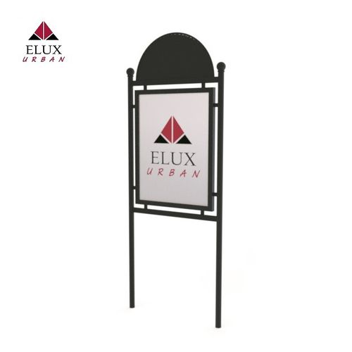 Cartello pubblicitario fisso - SCILLA 413 - Elux srl - urbano / per uso commerciale / pubblicitario